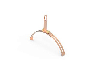 Коньковый регулируемый зажим, медь DKC