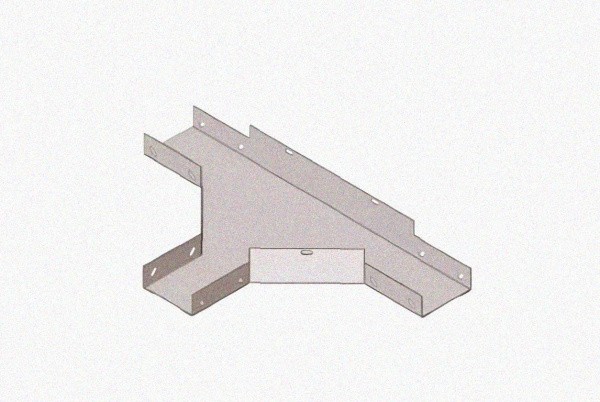 Лоток тройниковый глухой ОТГ 100х50 УХЛ1, горячее цинкование, S1,0