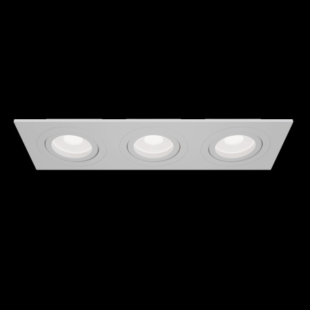 Встраиваемый светильник 3*GU10 50Вт Белый IP20 Atom DL024-2-03W Technical