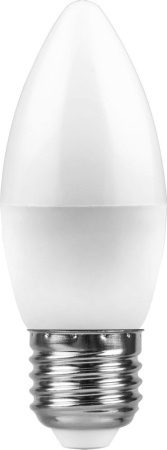 Лампа светодиодная Feron LB-97 Свеча E27 7W 2700K