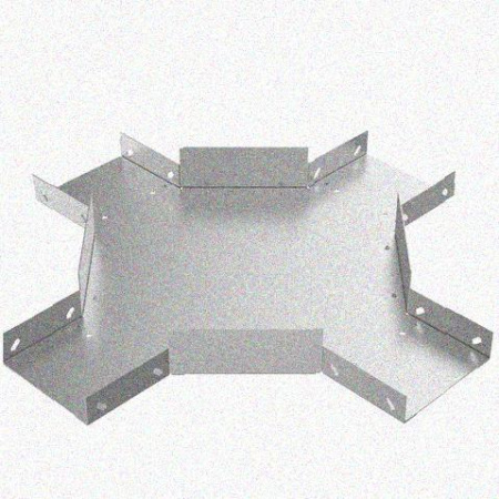 Лоток крестообразный замковый глухой КМЗГ 300х65 УХЛ1, горячее цинкование, S1,5