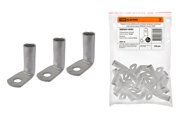 Наконечник кабельный угловой медный луженый под опрессовку ТМЛ(90) 16-8-6 TDM