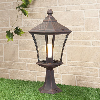 Ландшафтный светильник 1*E27 капучино IP44 Virgo S (a031922) Elektrostandard