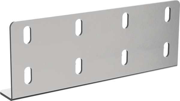 Пластина соединительная усиленная h=100мм 2,0мм RAL 9016 IEK