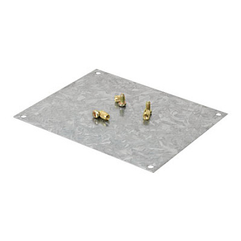 Монтажная пластина из оцинкованной стали 122х82 мм, для коробок 128х103 мм DKC