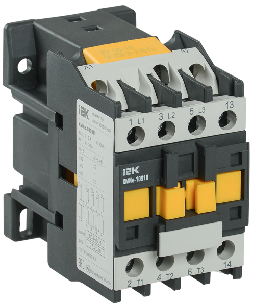 Контактор КМИе-10910 9А 400В/АС3 1НО IEK