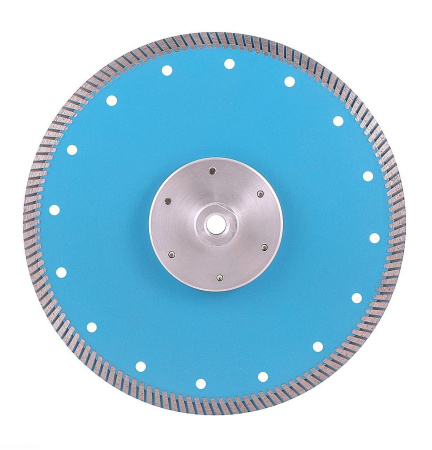 Диск алмазный отрезной 230*м14 Турбо с фланцем hot press FHQ456 Trio-Diamond