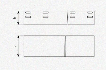 Лоток глухой ЛМГ 80х80х2000 УТ1,5, горячее цинкование, S0,8