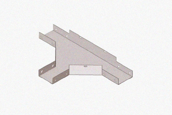 Лоток тройниковый замковый глухой ОТЗГ 150х65 УХЛ1, горячее цинкование S1,0