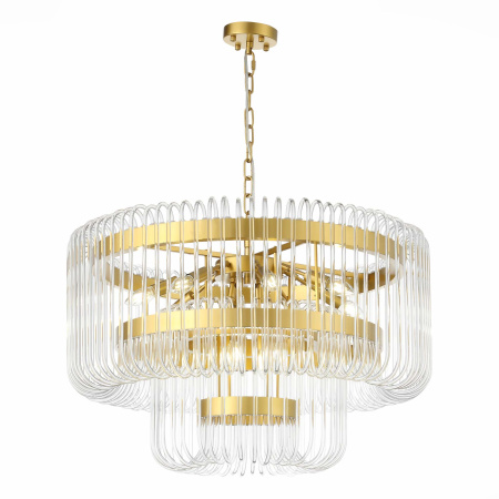 Люстра подвесная Золотистый/Прозрачный E14 12*40Вт SL1228.203.12 ST LUCE