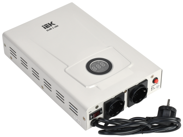 Стабилизатор напряжения настенный SLIM 2кВА IEK