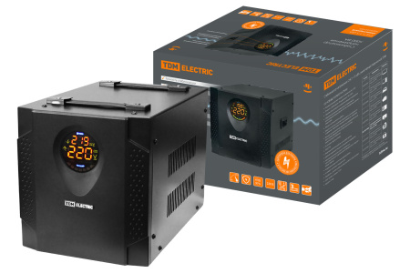 Стабилизатор напряжения СНС1-1-5 кВА симисторный переносной TDM