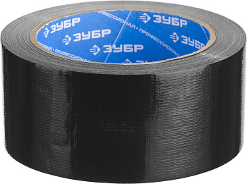 Армированная лента, Профессионал 12096-50-25, универсальная, влагостойкая, 48мм х 25м, черная ЗУБР