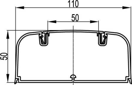 Кабель-канал 110х50 мм, черный DKC Кабель-канал 110х50 мм, черный DKC