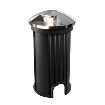 Встраиваемый светильник 1Вт 3000К Серебро IP67 Flash O044DL-L1S3K Outdoor Maytoni