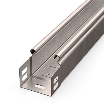 Лоток неперфорированный Стандарт INOX (AISI 409) 50х50х3000 (0,7 мм) (24 м/уп) Промрукав