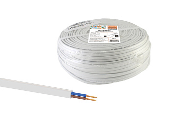 Шнур ШВВПмб 2х0,75 (50м), белый Народный