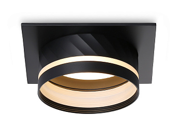 Светильник встраиваемый TN5222 BK черный GX53 110*110*50 Ambrella Light