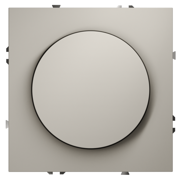 Светорегулятор встраиваемый Voltum S70 поворотно-нажимной 600 Вт, (кашемир)