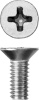 Винт DIN 965, M4 x 10 мм, 5 кг, кл. пр. 4.8, оцинкованный, ЗУБР