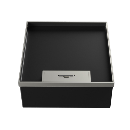 Donel Лючок в пол 24 мод. (12 мод. 45х45 мм.), металл, в уровень с напольным покрытием