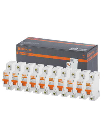 Выключатель автоматический ВА МОД ВА47-63 1П 16А 4,5кА С TDM