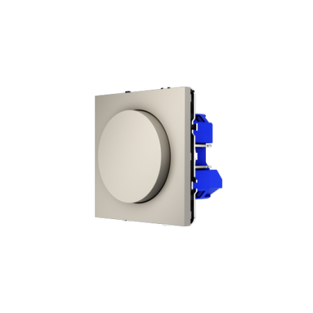 Светорегулятор встраиваемый Voltum S70 поворотно-нажимной 600 Вт, (кашемир)