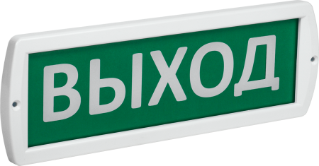 Оповещатель охранно-пожарный световой 220 "Выход" 220В IP52 IEK