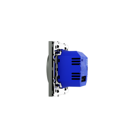 Терморегулятор электронный Voltum S70 с индикацией и датчиком, для теплого пола, (титан)