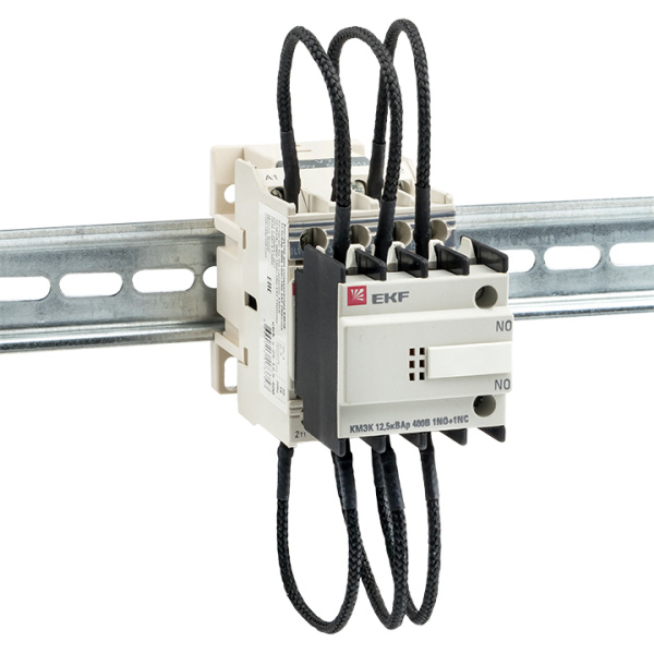 Контактор для конденсатора КМЭК 12,5квар 400В 1NО+1NC PROxima EKF