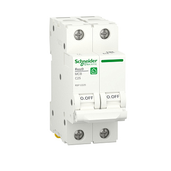 Выключатель автоматический ВА 2П 25А С 6кА RESI9 Schneider Electric