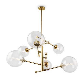 Люстра 6*G9 5Вт Латунь IP20 Maddison FR5115PL-06BZ Freya