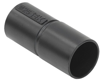 Муфта труба-труба GI25G черная IEK