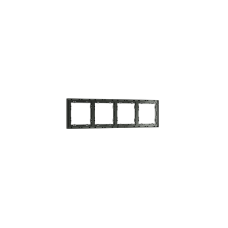 Рамка пластиковая Voltum S70 на 4 поста, (титан)