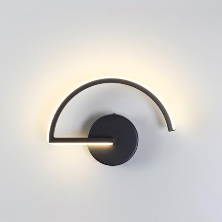 Настенный св-к IP20 LED 8W 480Лм 3000K SUPREMA черный ODEON LIGHT