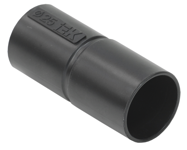 Муфта труба-труба GI25G черная IEK