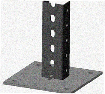 Стойка напольная (потолочная) СНП1320х4 УТ1,5,горячее цинкование, S4,0