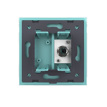 Розетка спутниковая SAT Зеленая Livolo