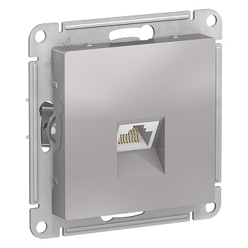 ATLASDESIGN Механизм розетки без лицевой панели СУ компьютерная RJ45 кат.5E . алюминий IP20 (кр.5шт.) Schneider Electric