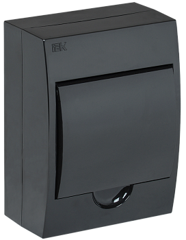 Корпус пластиковый ЩРН-П-6 IP41 черный KREPTA 3 IEK