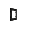 Рамка стеклянная Voltum S70 на 1 пост, (черный, стекло)