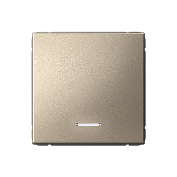 ARTGALLERY 1-клавишный ВЫКЛЮЧАТЕЛЬ с подсветкой, сх.1а, 10АХ, механизм, ШАМПАНЬ Systeme Electric