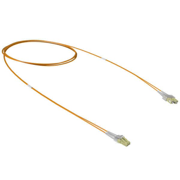 Оптический коммутационный шнур переходной Duplex LC-UPC/SC-UPC, 50/125 OM2, 2 м DKC Оптический коммутационный шнур переходной Duplex LC-UPC/SC-UPC, 50/125 OM2, 2 м DKC