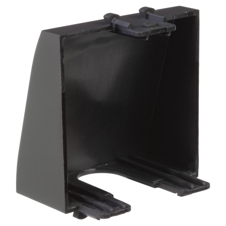 Вывод кабеля модульный "Avanti", "Черный матовый", 2 модуля DKC