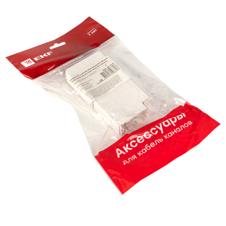 Поворот 90 гр, (40х16) (4 шт) белый EKF-Plast