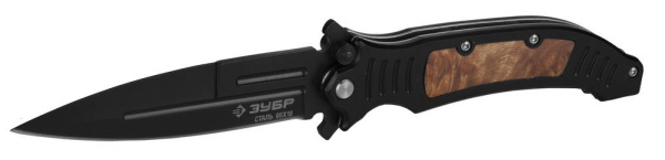 Нож "ПРЕМИУМ" СТИЛЕТ складной, 235мм/лезвие 105мм ЗУБР