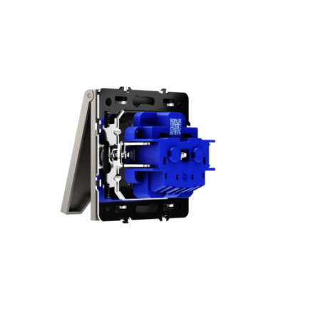 Розетка встраиваемая Voltum S70 с заземлением, защитными шторками и крышкой 16А, (кашемир)