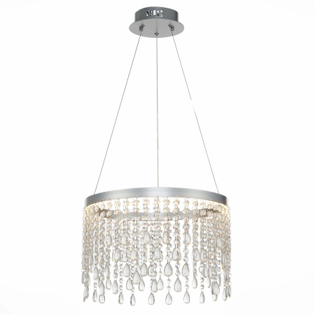 Люстра подвесная Серебристый/Прозрачный LED 1*24Вт 3000K/4000K/6000К SL6201.103.24 ST LUCE