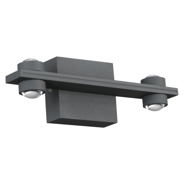 Ландшафтный настенный св-к IP54 LED 4000K 8W 85-265V CALLE темно-серый F NOVOTECH