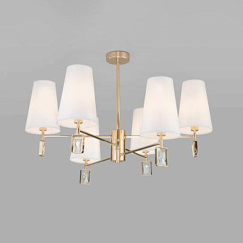 Потолочная люстра в классическом стиле 6*E14 40Вт золото IP20 Milazzo (60137/6 золото) Eurosvet